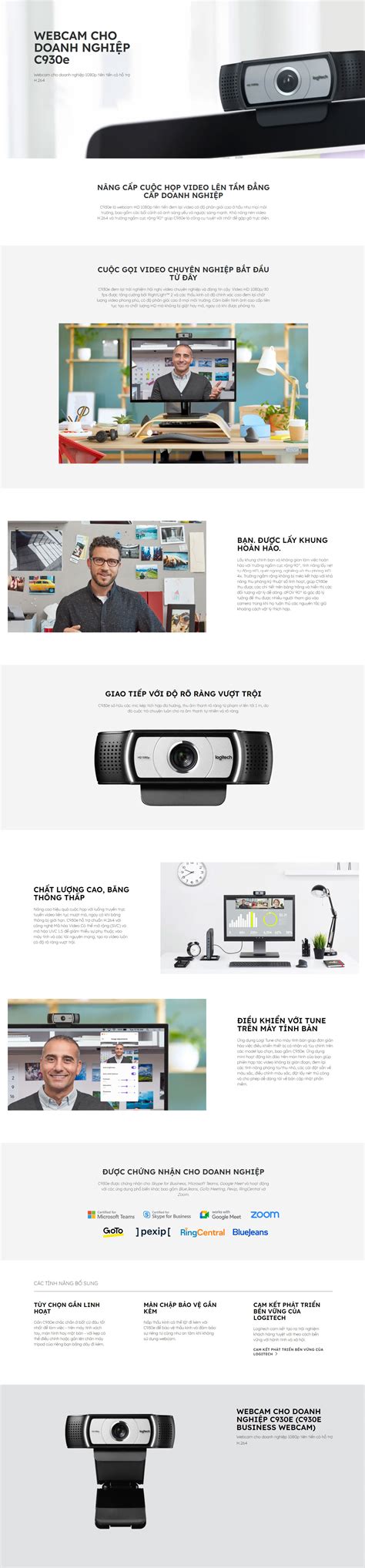 Webcam Logitech C930e