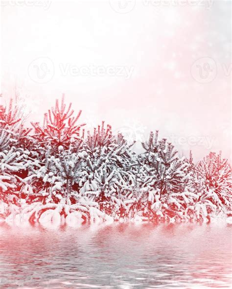 Winter landscape. Background. 9864749 Stock Photo at Vecteezy