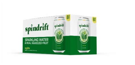 Spindrift® Nojito Lime And Mint Flavored Sparkling Water Cans 8 Pk 12