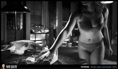 Naked Rihanna In Armani Jeans Commercial