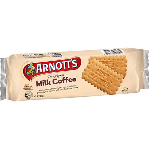 Arnott S Milk Coffee Plain Biscuits Biscuits 250g Woolworths