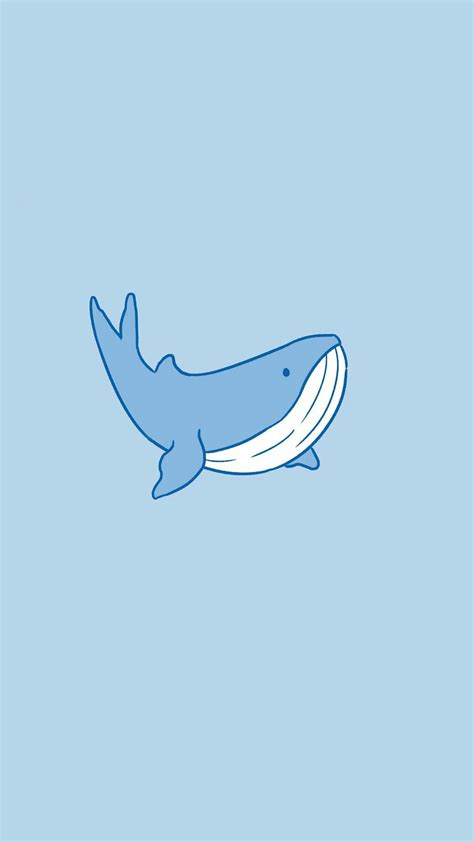 Cute Images For Wallpaper Blue Whale Floating In The Air