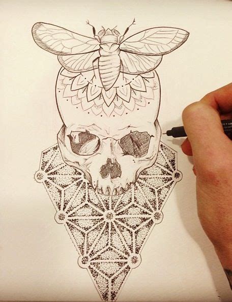 Moth Skull Tattoo Ideas Tatto Skull Skull Moth Tattoo Sketches