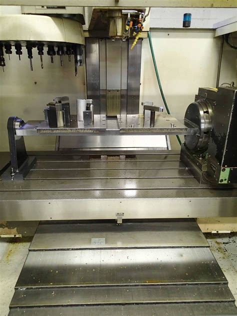 Fadal Ht Vertical Machining Center Th Axis Table Clean