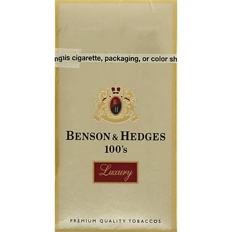 Benson & Hedges Cigarettes, Class A, Luxury, 100's | Shop | D'Agostino