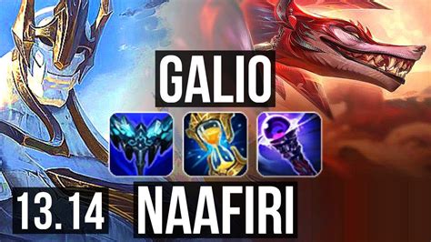 GALIO Vs NAAFIRI MID 800 Games 15 4 17 Legendary 900K Mastery