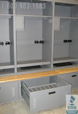 Police Lockers Bench Drawer | Laminate Wood Locker | Tactical Gear Storage Lockers - High ...