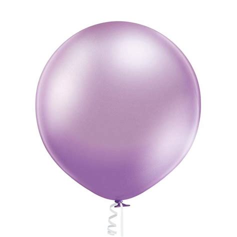 Balony B250 Glossy Purple Fioletowe 60cm 2 Szt Balony Lateksowe