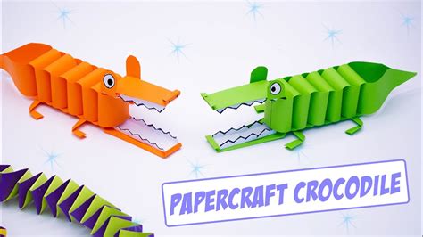 Papercraft Crocodile How To Make Paper Crocodile YouTube