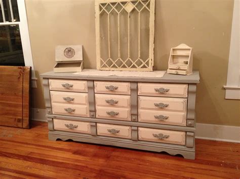 Grey And White Distressed Dresser 425 Distressed Dresser White