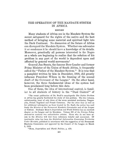 Calaméo - The Operation Of The Mandate System In Africa (1919 - 1927