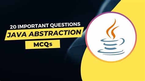 Java Abstraction Mcqs 1 L Top 20 Java Abstraction Questions And Answers