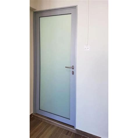 Interior White Upvc Glass Hinged Door Mm At Rs Sq Ft In Kalady