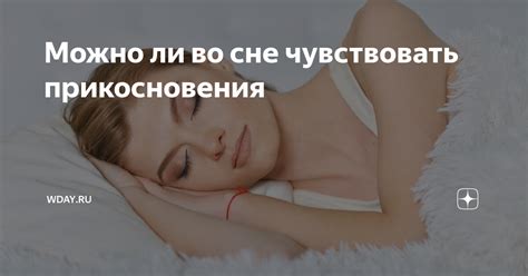 Можно ли во сне чувствовать прикосновения Дзен