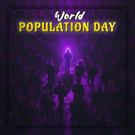 Premium Psd World Population Day