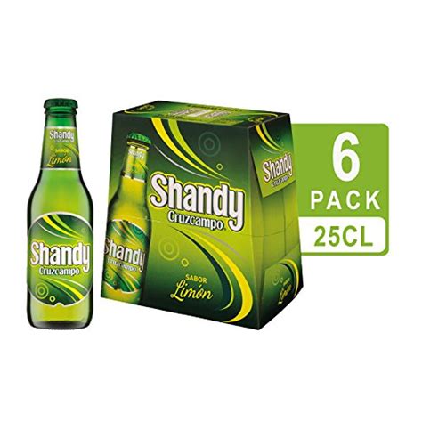 Shandy Cruzcampo Limón Cerveza Pack de 6 Botellas x 250 ml Total 1