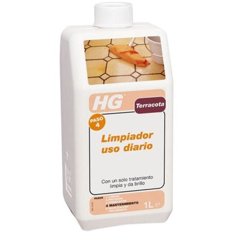 HG polonês limpador de uso diário para terracota Brycus