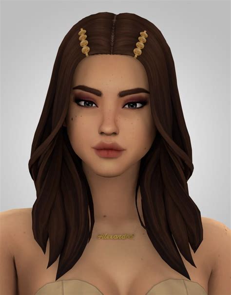 Penelope Hair Aladdin The Simmer Sims Hair Mod Hair Womens Hairstyles