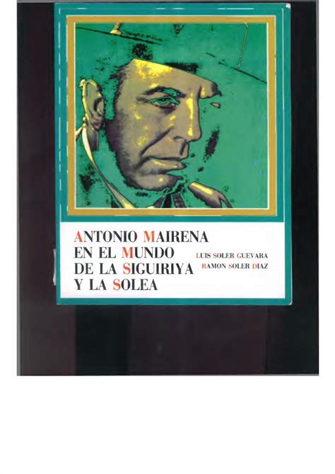 Pdf Luis Soler Guevara Y Ram N Soler D Az Mairena En El Mundo De La