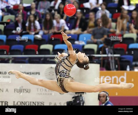 Dina Averina Of Russia Performs En Route To Winning The Individual All