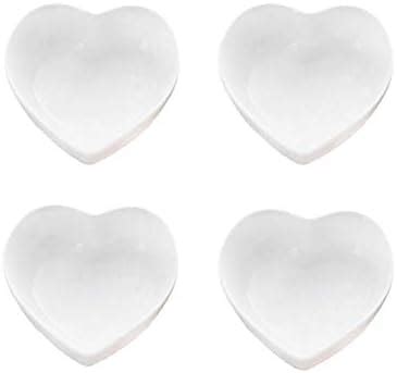 Super Cute Heart Sharpe Ceramic Sauce Dish Mini Side Seasoning Dish