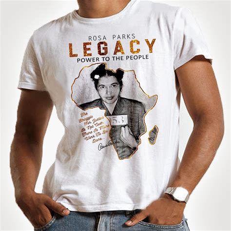 Mens Rosa Parks Legacy White Short Sleeve T Shirt Shirts T Shirt