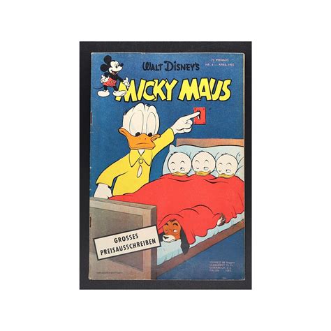 Micky Maus 1955 Original Comic Ehapa Verlag