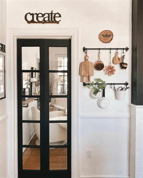 Black Double Doors With Windows And White Trim Soul Lane