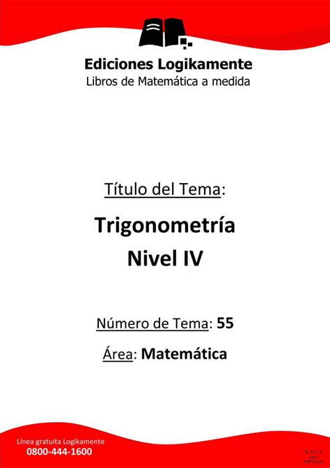 PDF 55 Trigonometría Nivel IV Logikamente DOKUMEN TIPS