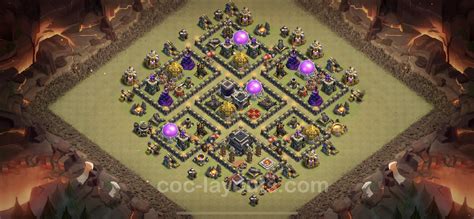 Best War Base Th9 With Link Anti Air Dragon Hybrid 2023 Town Hall