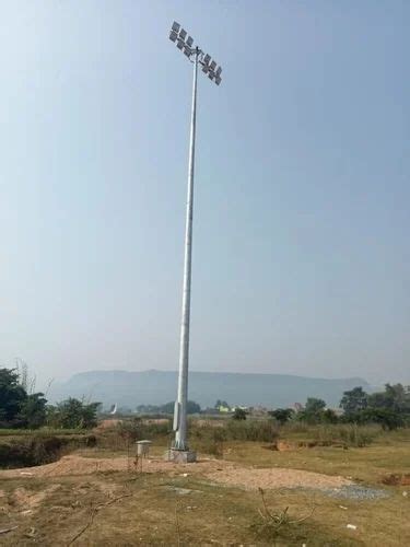 Aluminium Round Stadium High Mast Tower Mtr At Unit In