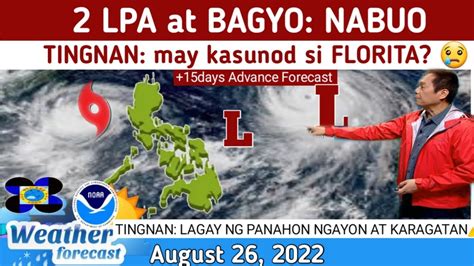 Lpa At Bagyo Nasa Loob At Labas Ng Par Weather Update Today