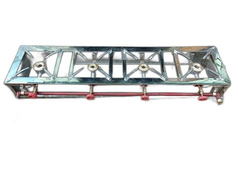 Stainless Steel 4 Burner Gas Stove at Rs 10500 | Four Burner Gas Stove ...