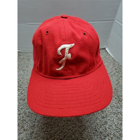 New Era Vintage New Era Baseball Hat Cap 7 1/8 Mens Red Pro Model 60s ...