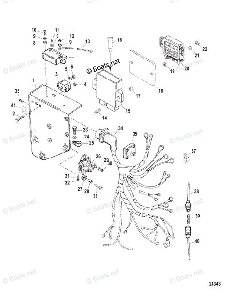 Mercruiser Sterndrive Gas Engines Oem Parts Diagram For Electrical Components