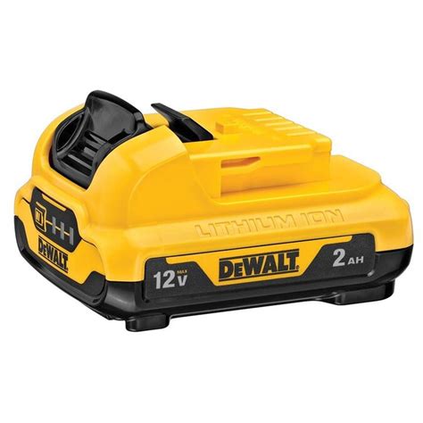 Dewalt 12 Volt Max 2 Amp Hour Lithium Power Tool Battery In The Power Tool Batteries Department