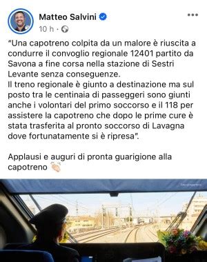 Il Ministro Dei Trasporti Lo Sa Che I Treni Vengono Condotti Dal