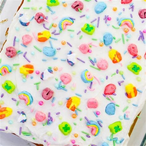 Homemade Lucky Charms Cake Recipe Bake Me Some Sugar