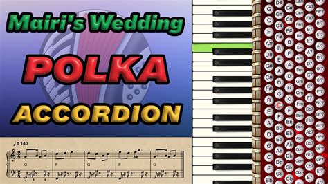 Mairi S Wedding Irish Music Polka Accordion Tutorial Youtube