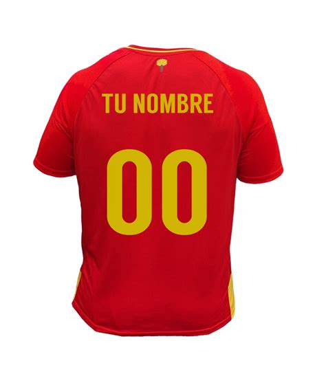 Camiseta Fútbol España Eurocopa 24 Personalizable Réplica Oficial de