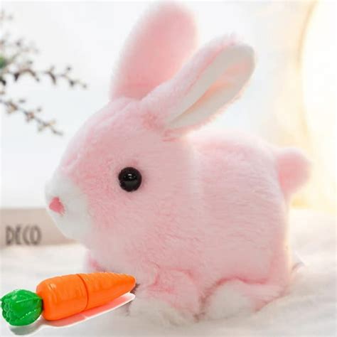 Bunny Toys Educational Interactive Toys Bunnies Can Walk and Talk, Easter Plush Stuffed Bunny ...