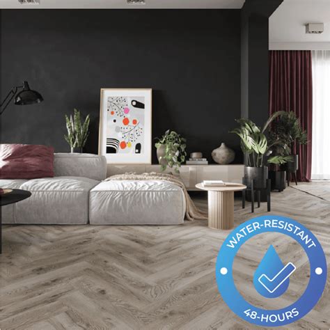 Sena Oak Herringbone 8mm Laminate Flooring DFD