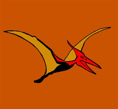 Dibujo de Pterodáctilo pintado por Rodolfito en Dibujos net el día 31