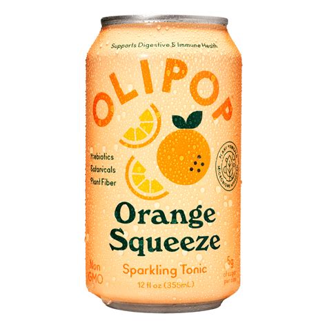 OLIPOP Orange Squeeze A New Kind Of Soda 12 Fl Oz Walmart