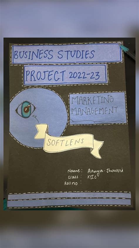 BUSINESS STUDIES PROJECT COVER PAGE | Science projects, School creative ...