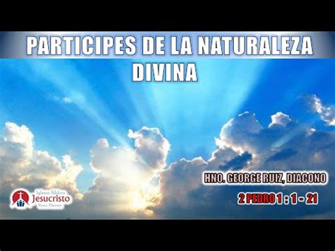 Part Cipes De La Naturaleza Divina Pedro Youtube