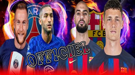 FC BARCELONE prêt à officialisé Deux recrut AMRABAT et PAVARD ZIYECH