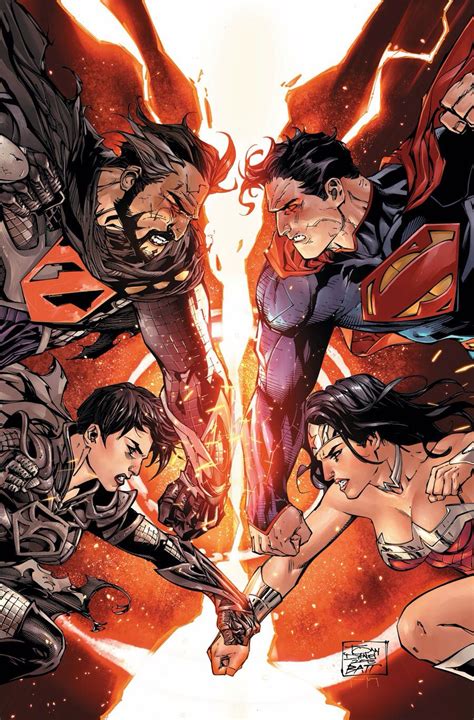 Superman Wonder Woman Vs Zod Faora By Tony Daniel Comics Dc