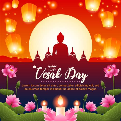 happy vesak day illustration 42395041 Vector Art at Vecteezy