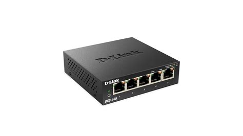 5 Port Gigabit Ethernet Unmanaged Metal Desktop Switch DGS 105 D Link